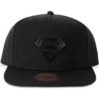 gorra-curva-negra-snapback-superman-dc-comics-metal-badge-de-difuzed