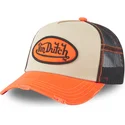 gorra-trucker-blanca-negra-y-naranja-sum-ora-de-von-dutch