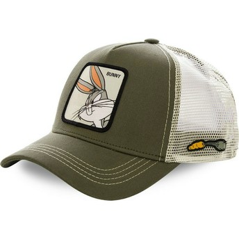 Capslab Bugs Bunny BUN2 Looney Tunes Green Trucker Hat: Caphunters.ca