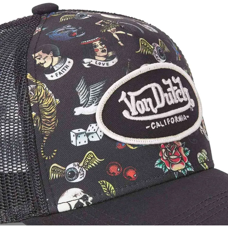 schwarze-trucker-kappe-tattoo-tat-nr-von-von-dutch