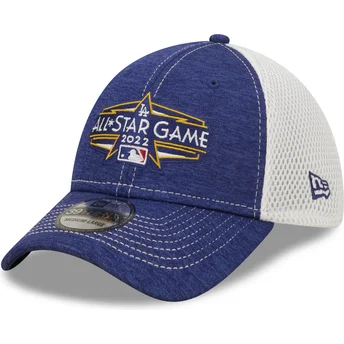 Los Angeles Dodgers MLB New Era 39THIRTY All Star Game blau-weiße verstellbare Trucker-Kappe