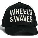 wheels-and-waves-curved-brim-classic-ww22-black-snapback-cap
