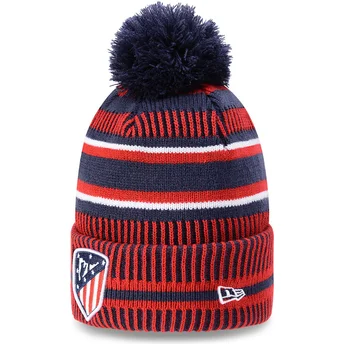 Gorro rojo y azul con pompón Sport de Atlético de Madrid LFP de New Era