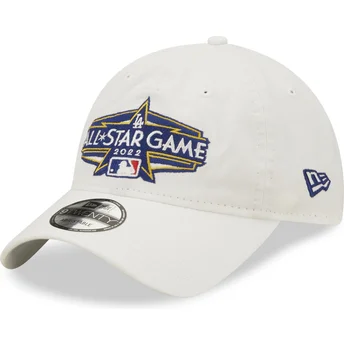 Gorra curva blanca ajustable 9TWENTY All Star Game Core Classic de Los Angeles Dodgers MLB de New Era