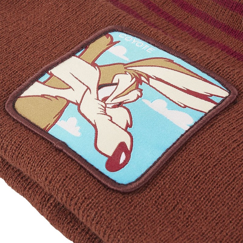 capslab-wile-e-coyote-bon-coy3-looney-tunes-brown-beanie