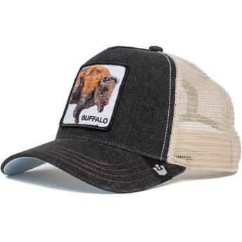 gorra-trucker-negra-y-blanca-bufalo-the-buffalo-the-farm-de-goorin-bros