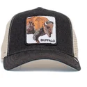 czarna-i-biala-czapka-trucker-z-bawolem-the-buffalo-the-farm-od-goorin-bros