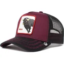 gorra-trucker-granate-y-negra-toro-the-bull-the-farm-de-goorin-bros