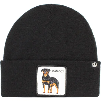 Gorro negro perro rottweiler Bad Boy Naughty Hawty The Farm de Goorin Bros.