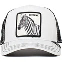 gorra-trucker-blanca-y-negra-para-nino-cebra-extreme-little-stripe-the-farm-de-goorin-bros