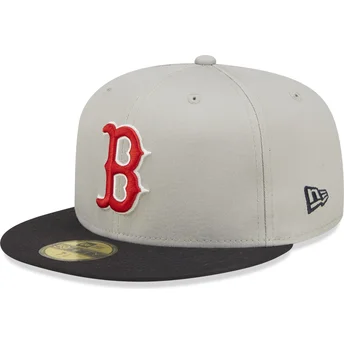 Γκρι και μαύρο καπέλο 59FIFTY World Series Boston Red Sox MLB της New Era