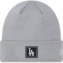 gorro-gris-team-cuff-de-los-angeles-dodgers-mlb-de-new-era