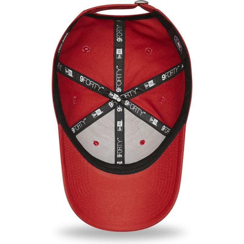 new-era-curved-brim-9forty-league-essential-new-york-yankees-mlb-dark-red-adjustable-cap
