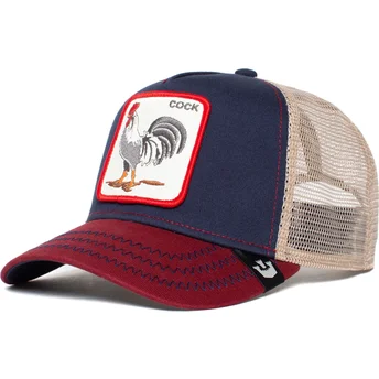 Gorra trucker azul marino gallo All American Rooster de Goorin Bros.