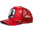 gorra-trucker-roja-caballo-stallion-cherry-mustang-the-farm-de-goorin-bros