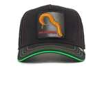 gorra-trucker-negra-y-verde-ciempies-one-hundred-bug-blaster-the-farm-de-goorin-bros