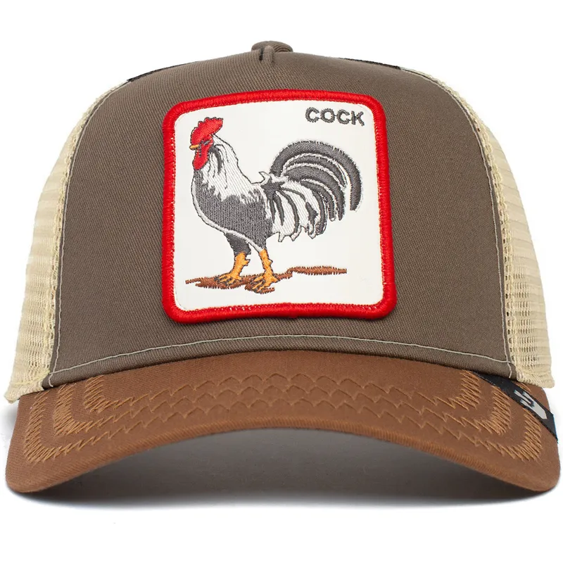 gorra-trucker-verde-y-marron-gallo-the-cock-the-farm-de-goorin-bros