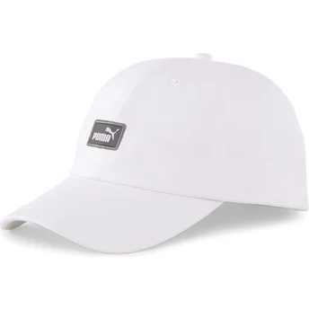 Gorra curva blanca ajustable Essentials III de Puma