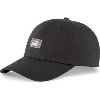 Gorra curva negra ajustable Essentials III de Puma