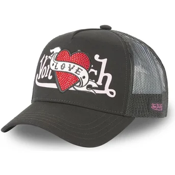 Μαύρο καπέλο trucker Love LOVU NR από Von Dutch