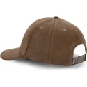 von-dutch-suedine3-dunkelbraune-snapback-cap-mit-gebogenem-schirm