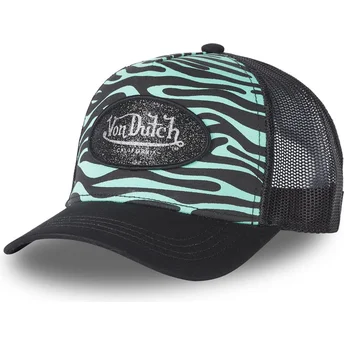 Gorra trucker azul y negra ZEBR T de Von Dutch