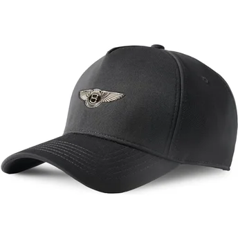 Gorra curva negra ajustada B7CB Golf de Bentley