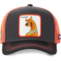 czarna-i-pomaranczowa-czapka-trucker-scooby-doo-heehee-hee-od-capslab