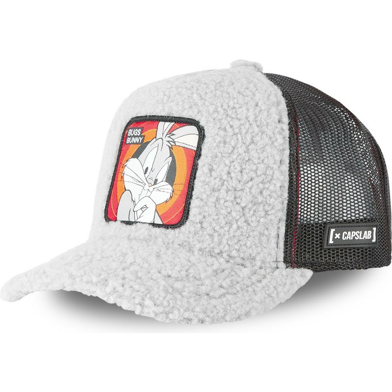 capslab-bugs-bunny-fur1-bug2-looney-tunes-grey-shearling-trucker-hat