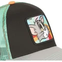 gorra-trucker-negra-verde-y-gris-tom-to6-looney-tunes-de-capslab