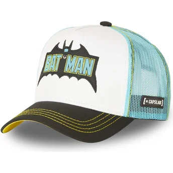 Czapka trucker biała, niebieska i czarna Batman LOG2 DC Comics od Capslab