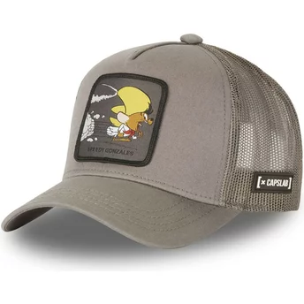 Capslab Speedy Gonzales SPE4 Looney Tunes Grey Trucker Hat