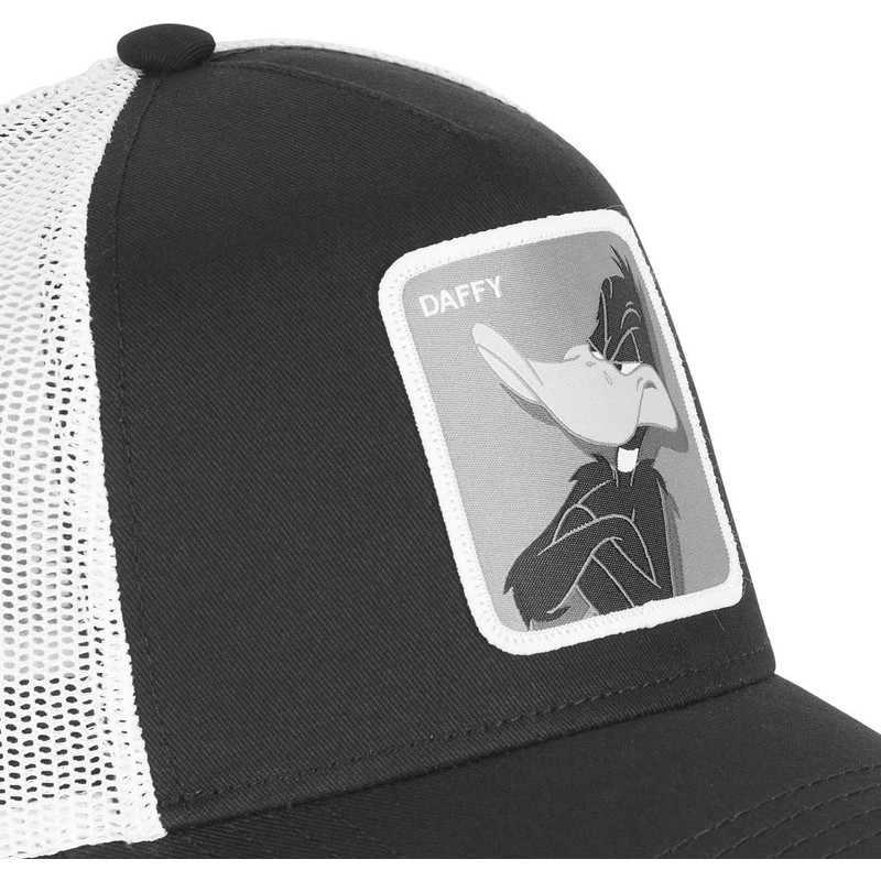 Capslab Daffy Duck DA2 Looney Tunes Black and White Trucker Hat
