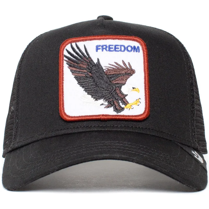 goorin-bros-freedom-adler-schwarze-trucker-kappe