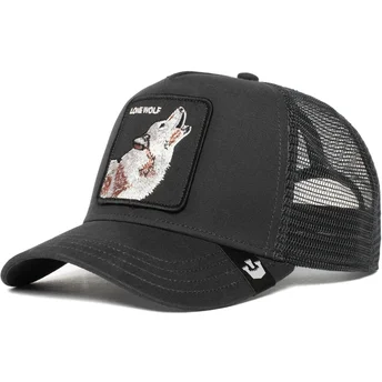 gorra-trucker-negra-lobo-moon-lover-de-goorin-bros