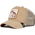 gorra-trucker-marron-capibara-low-key-best-mate-the-farm-de-goorin-bros