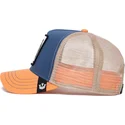 gorra-trucker-azul-y-naranja-pantera-the-panther-the-farm-de-goorin-bros