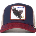 trucker-cap-marineblau-und-rot-adler-the-freedom-eagle-the-farm-von-goorin-bros