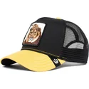 gorra-trucker-negra-y-amarilla-leon-the-king-lion-the-farm-de-goorin-bros