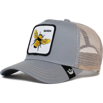 Gorra trucker gris abeja The Queen Bee The Farm de Goorin Bros.