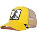 gorra-trucker-amarilla-y-blanca-caballo-the-stallion-the-farm-de-goorin-bros