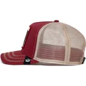 gorra-trucker-roja-y-blanca-toro-the-bull-the-farm-de-goorin-bros