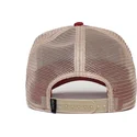 gorra-trucker-roja-y-blanca-toro-the-bull-the-farm-de-goorin-bros