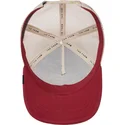 gorra-trucker-roja-y-blanca-toro-the-bull-the-farm-de-goorin-bros