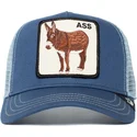 casquette-trucker-bleue-ane-the-ass-the-farm-goorin-bros