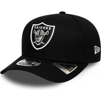 gorra-curva-negra-snapback-9fifty-team-stretch-snap-de-las-vegas-raiders-nfl-de-new-era