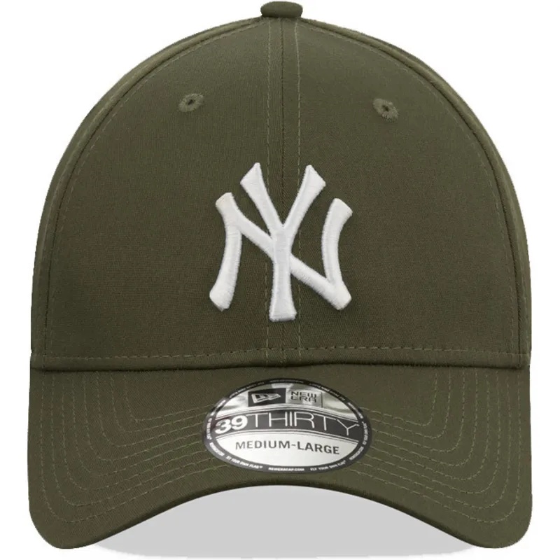 zielona-dopasowana-czapka-z-daszkiem-39thirty-league-essential-new-york-yankees-mlb-new-era