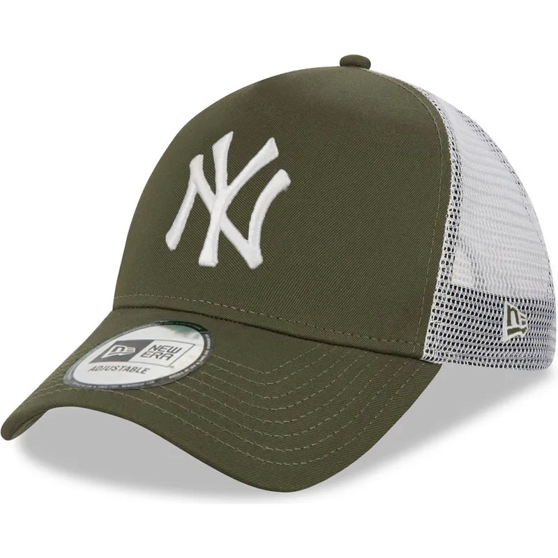 Boné New Era 9Forty A-Frame NY Yankees Destroyed Verde - America