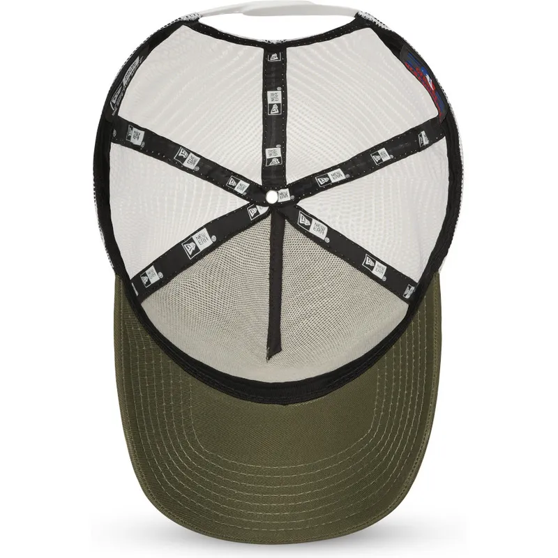 czapka-trucker-zielono-biala-9forty-a-frame-new-york-yankees-mlb-new-era