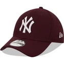 gorra-curva-granate-ajustable-9forty-diamond-era-de-new-york-yankees-mlb-de-new-era